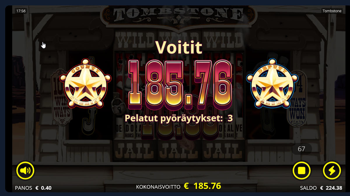 Tombstone slot machine online casino gambling big win