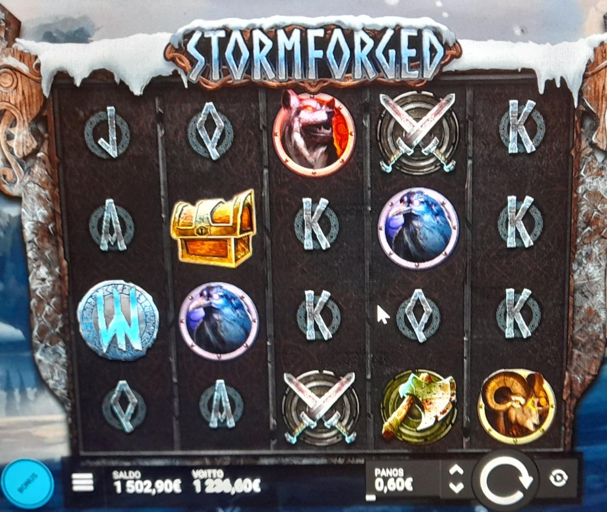 stormforged – UltraCasino (1236.60 eur / 0.60 bet) | juugeli1