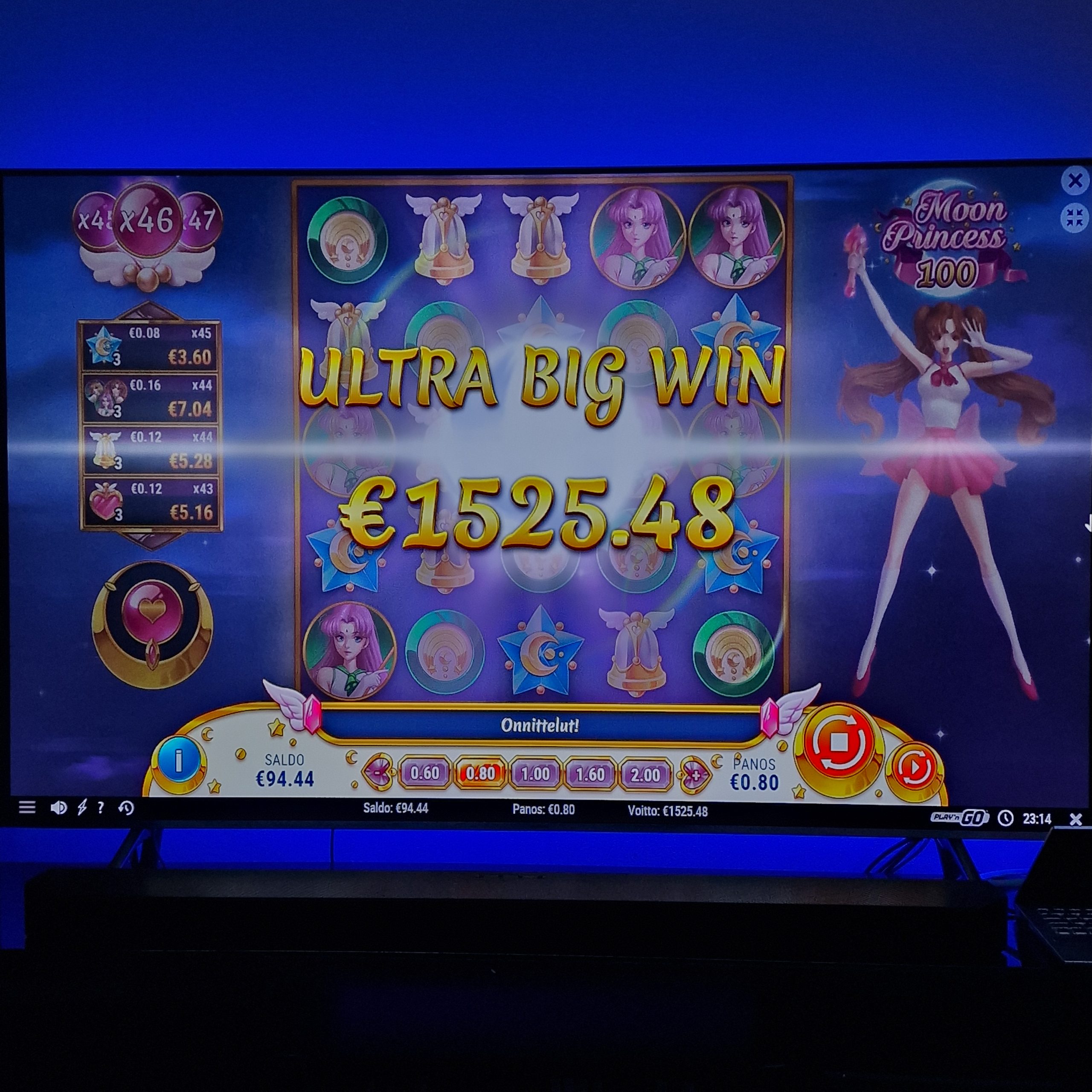 Moon princess 100 – Shotz (1525.48 eur / 0.8 bet) | Juusoo