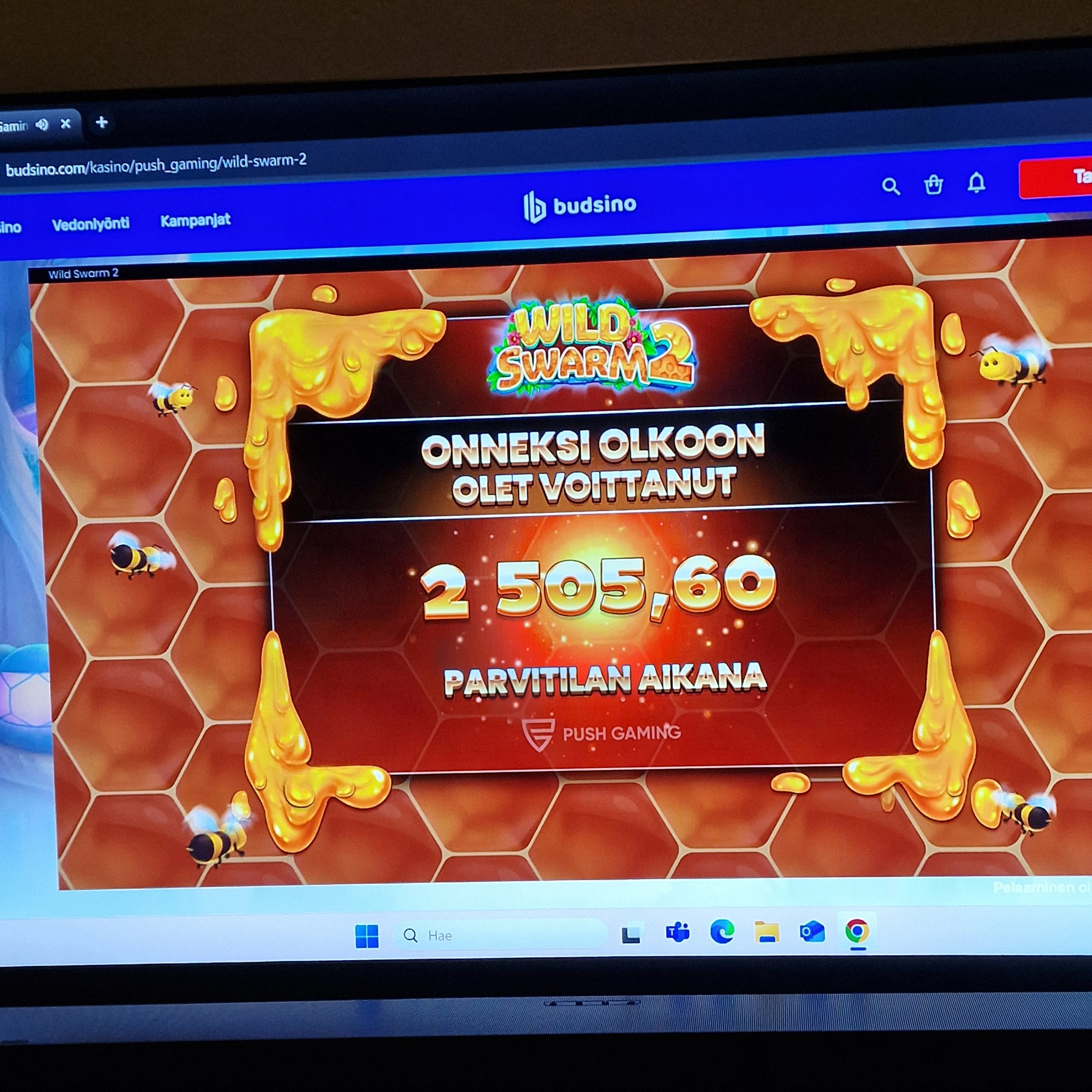 wild swarm 2 – Budsino (2505.6 eur / 1 bet) | Juusoo