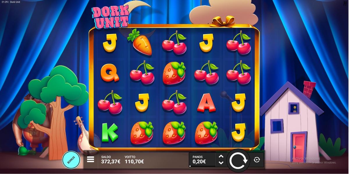 Dork Unit slot machine online casino gambling big win