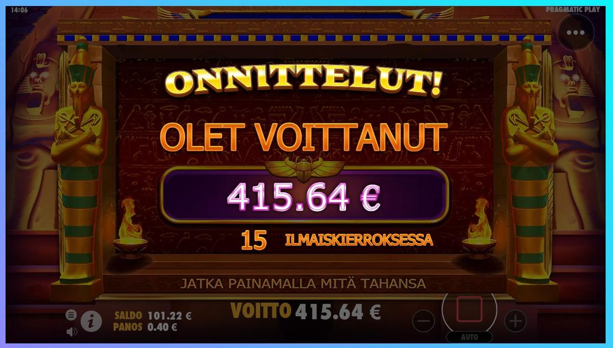 Fortune Of Giza slot machine online casino gambling big win