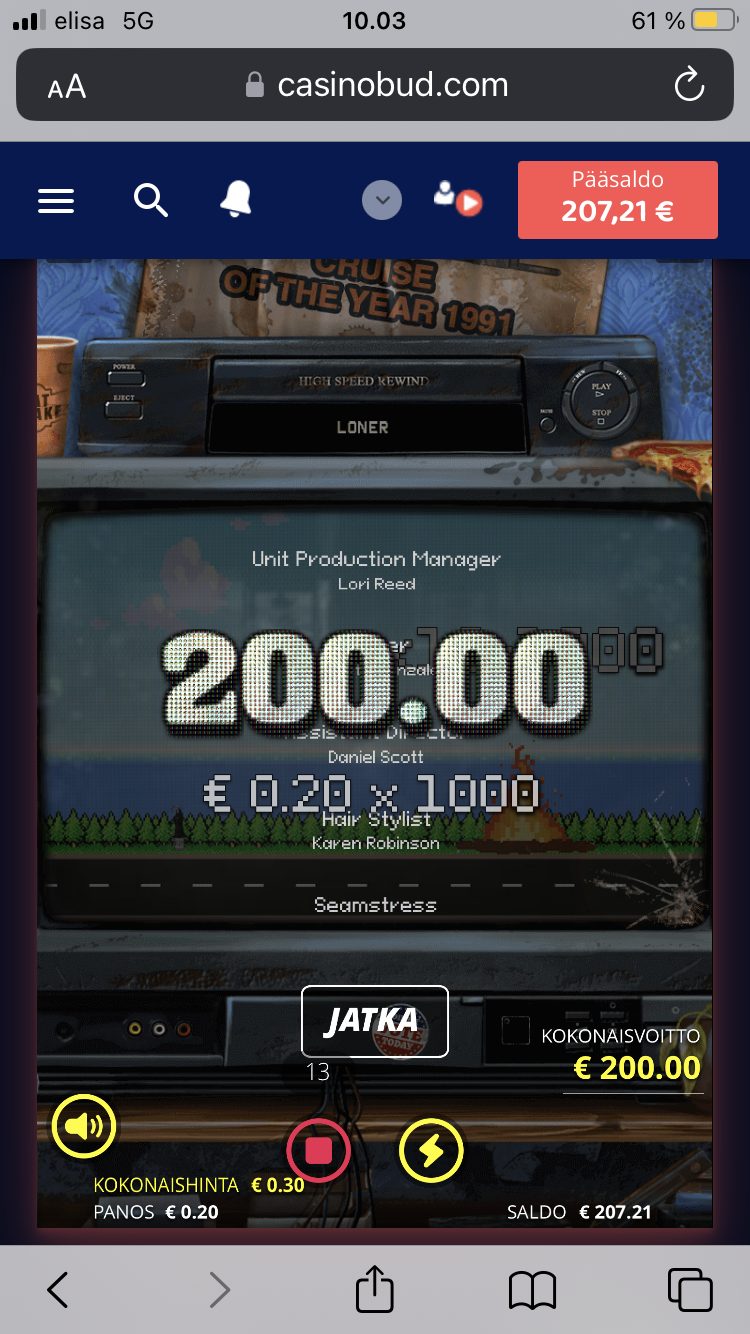loner – CasinoBuck (200.00 eur / 0.20 bet) | Humtsaga