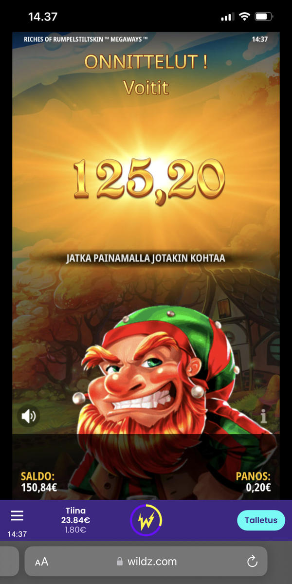 Riches Of Rumpelstiltskin slot machine online casino gambling big win