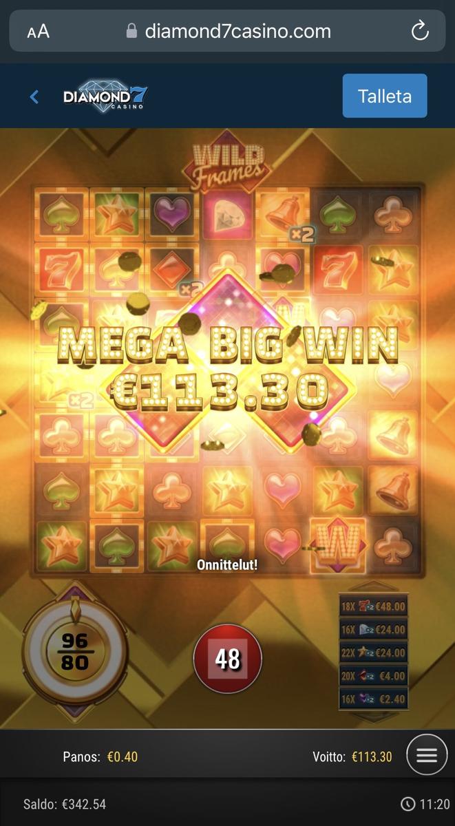 Wild Frames slot machine online casino gambling big win