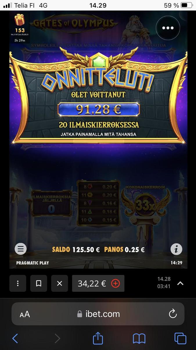 Gates Of Olympus slot machine online casino gambling big win