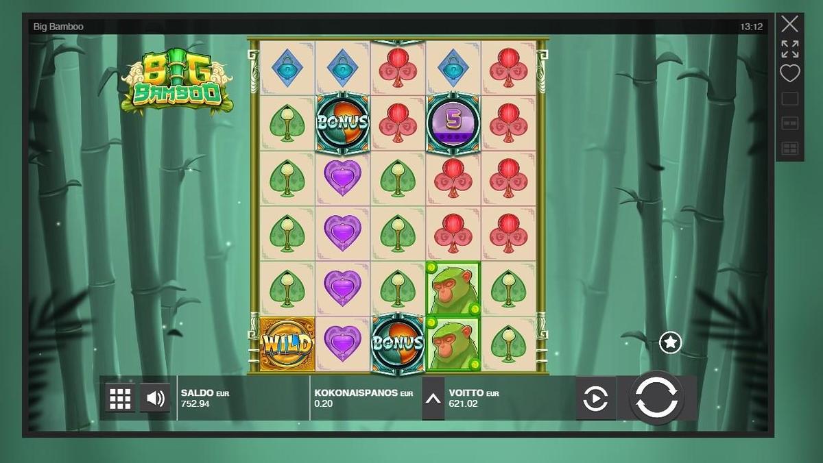 Big Bamboo slot machine online casino gambling big win