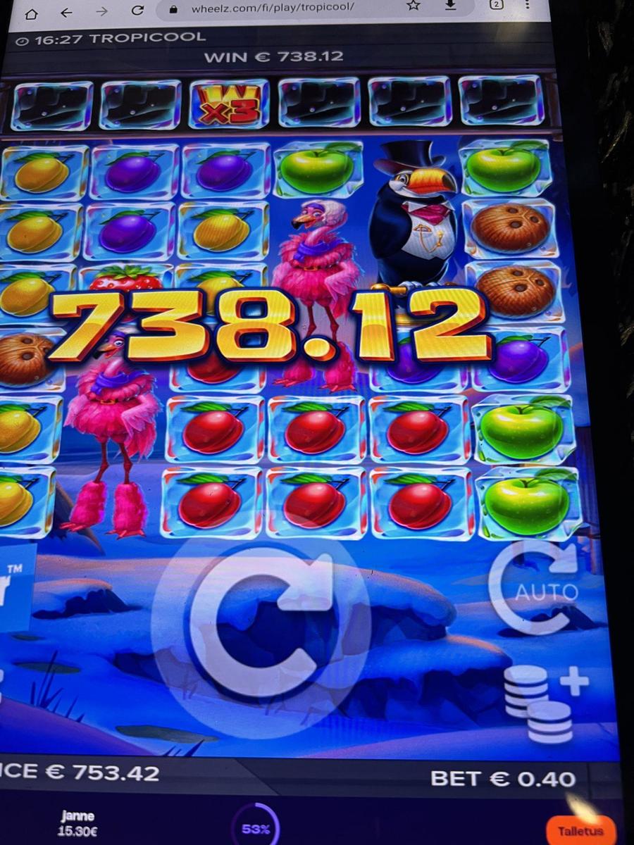 Tropicool slot machine online casino gambling big win
