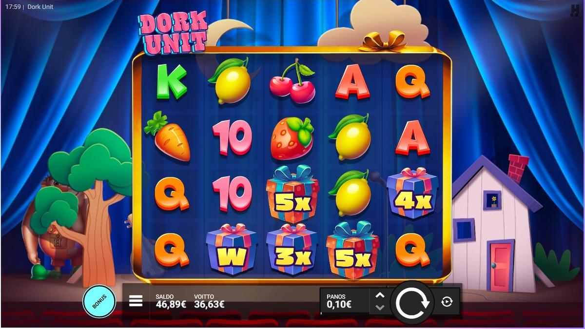Dork Unit slot machine online casino gambling big win