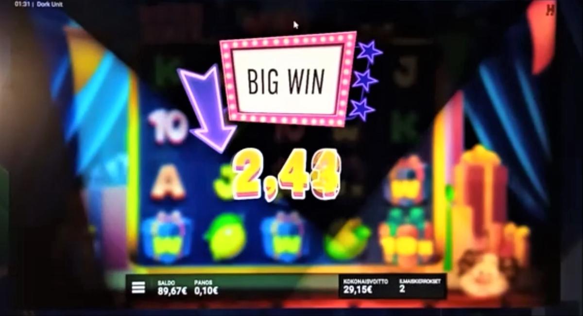 Dork Unit slot machine online casino gambling big win