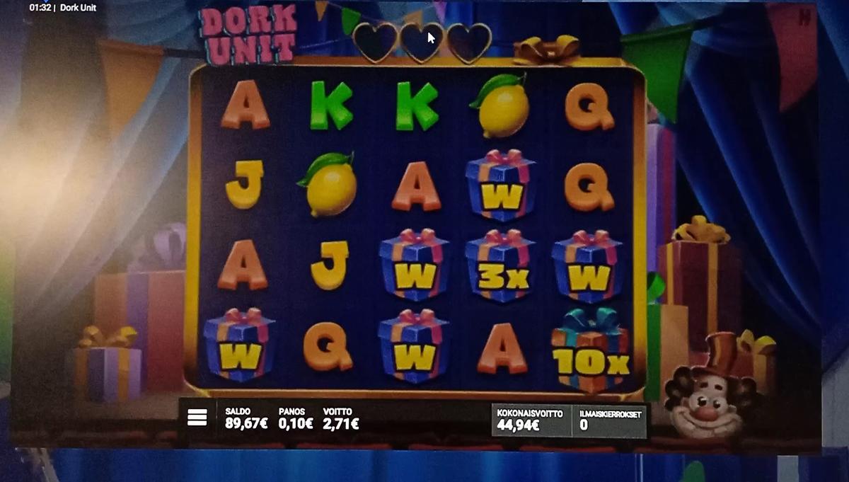 Dork Unit slot machine online casino gambling big win