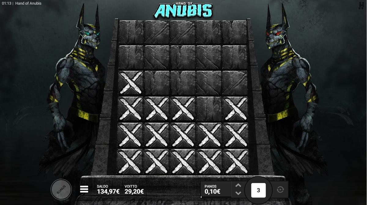 Hand Of Anubis slot machine online casino gambling big win