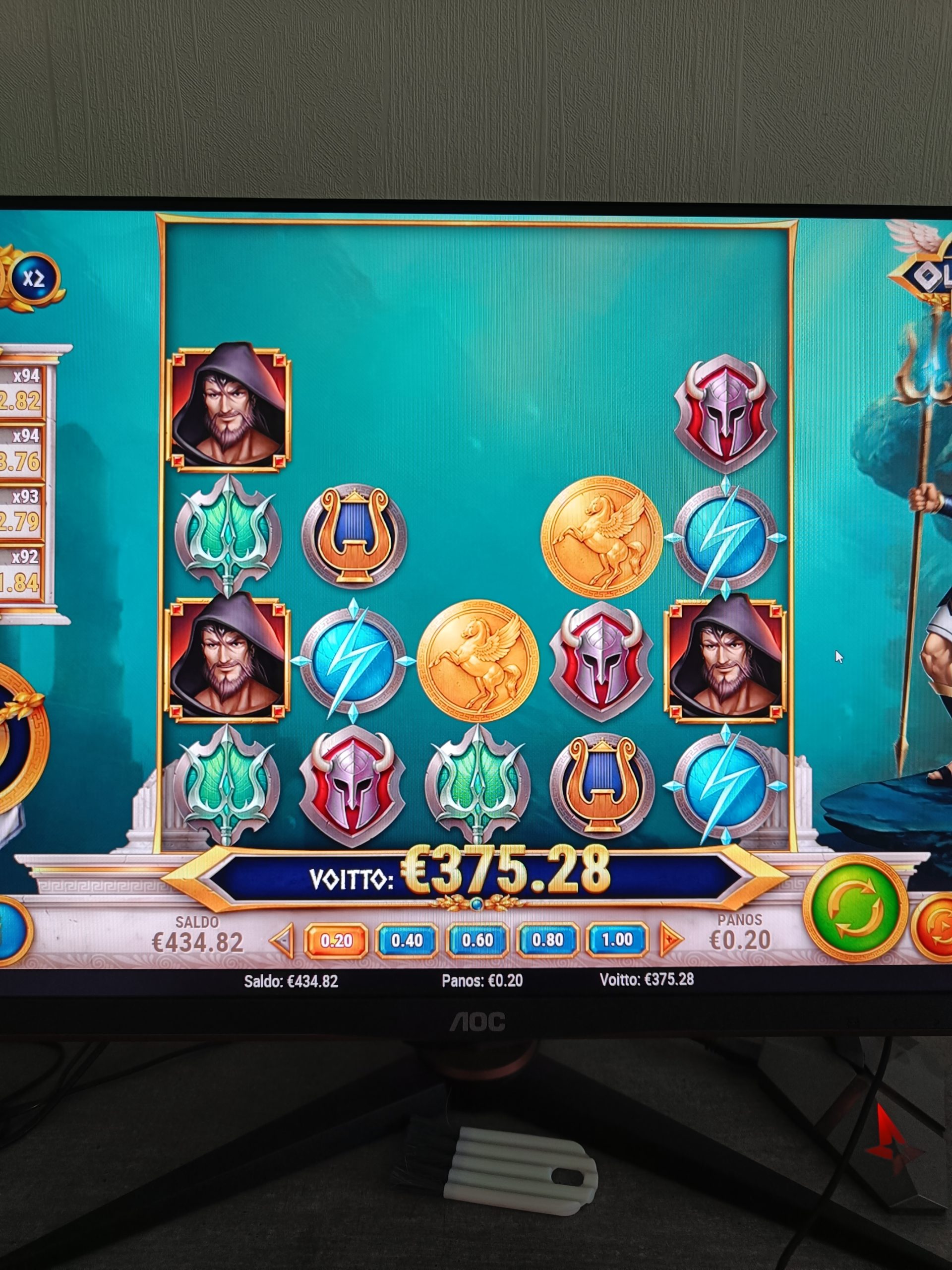 Rise of Olympus 100 – Winnerz (375.28 eur / 0.20 bet) | Jullezuuu