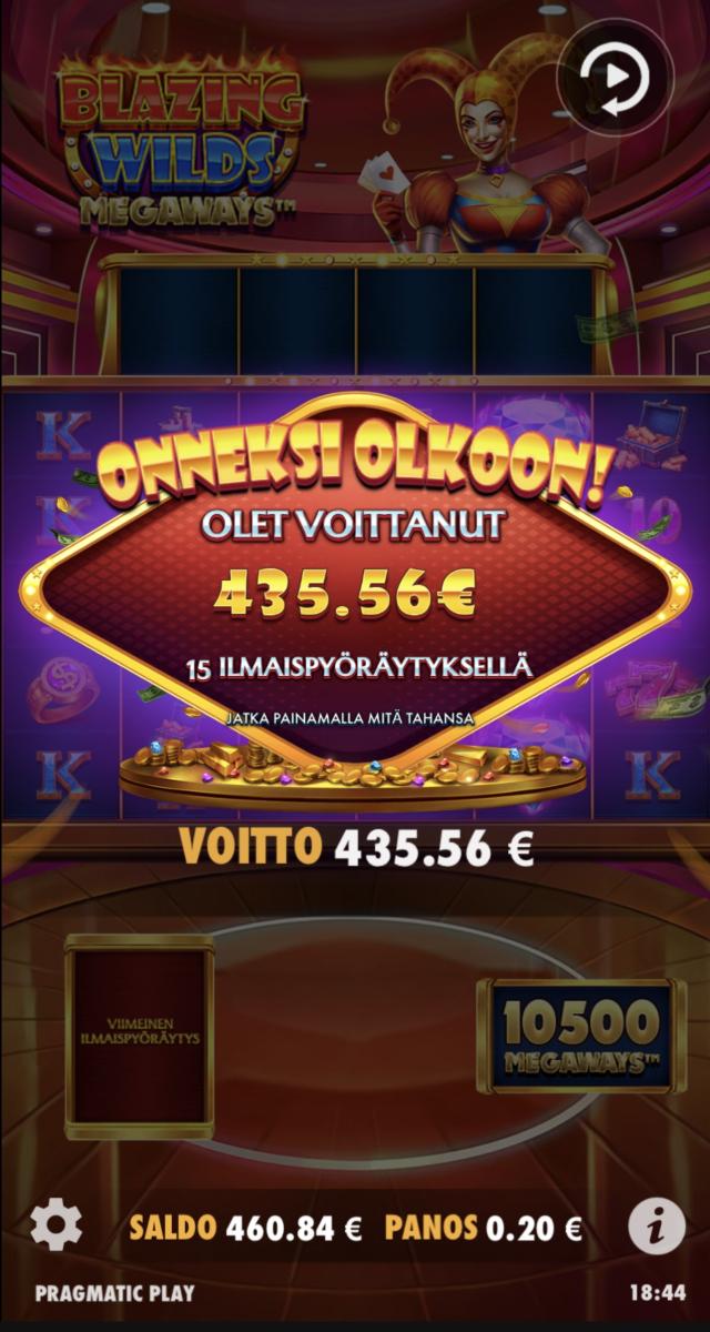blazing wilds megawys – Unibet (435.56 eur / 0.2 bet) | Tiinakir