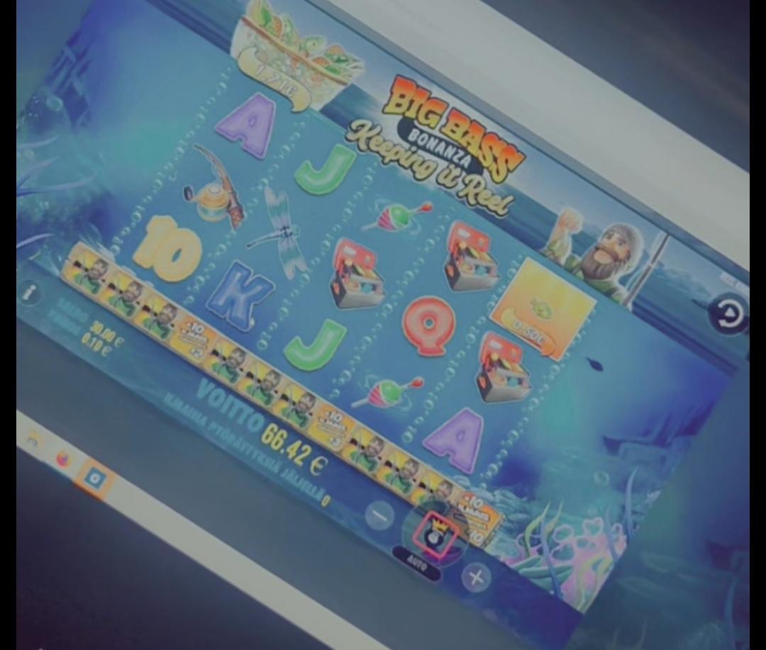 Big Bass Bonanza Keeping It Reel slot machine online casino gambling big win