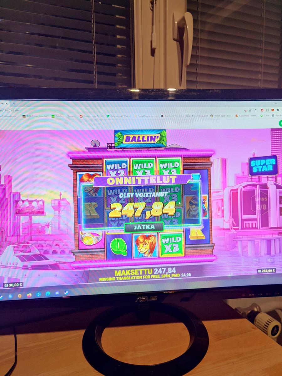 Ballin slot machine online casino gambling big win