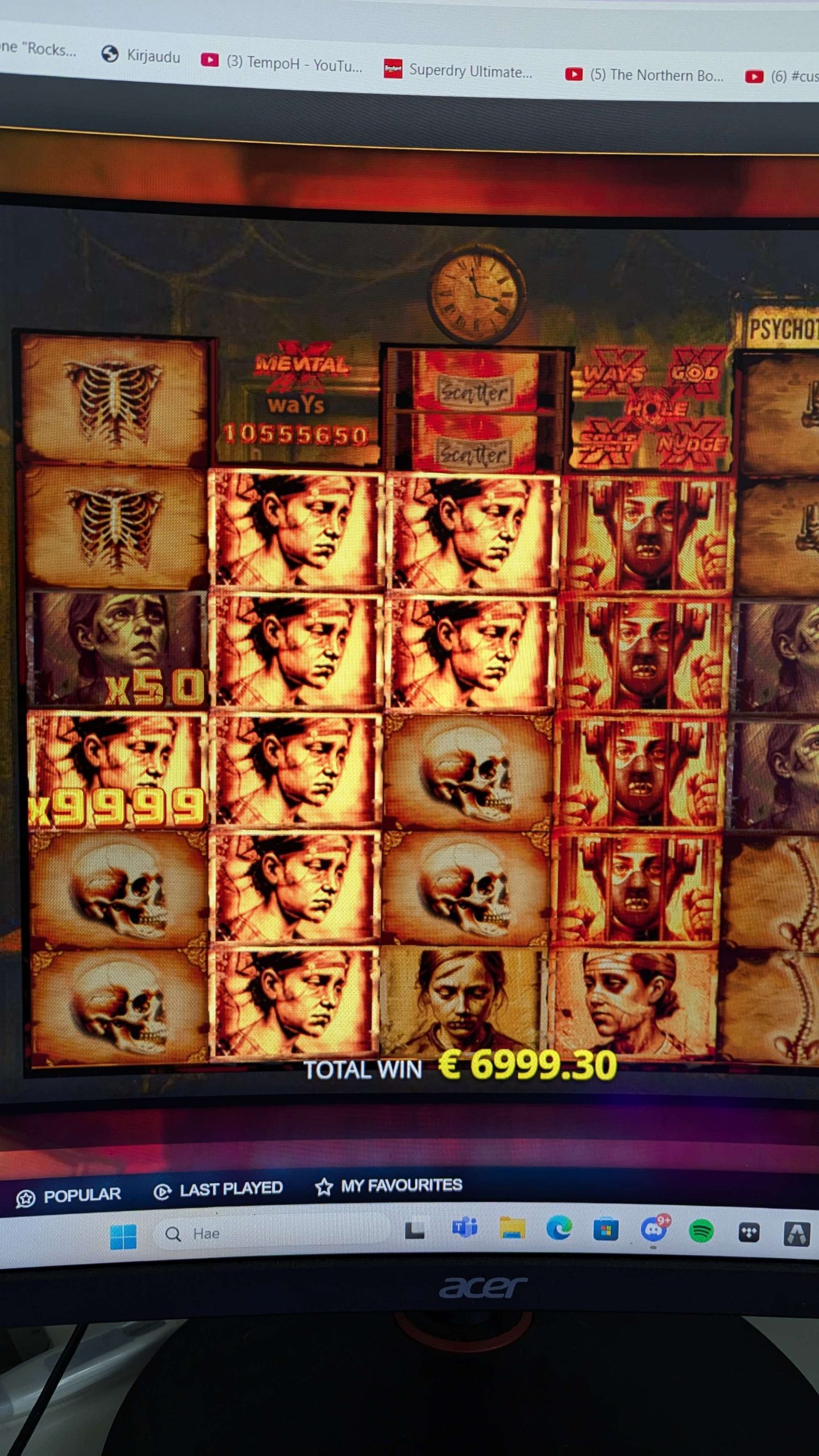 mental 2 – VideoSlots (draft) (6999.30 eur / 0.2 bet) | Red_Killah