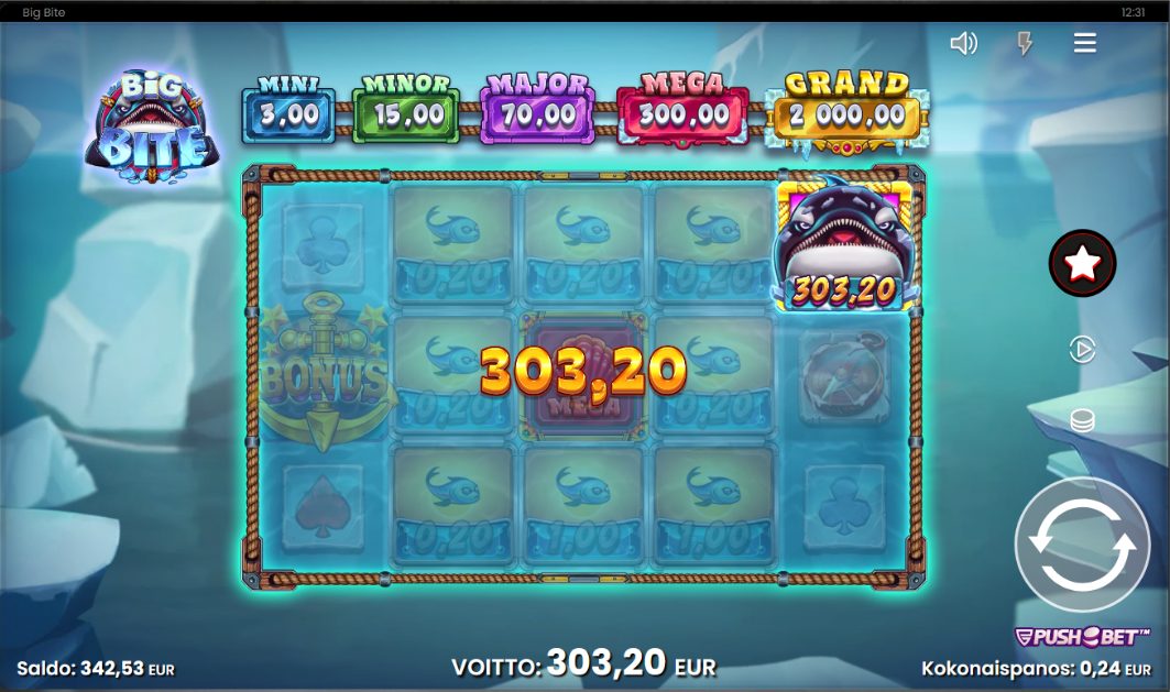 Big Bite – Lataamo (303.2 eur / 0.2 bet) | M1chel92