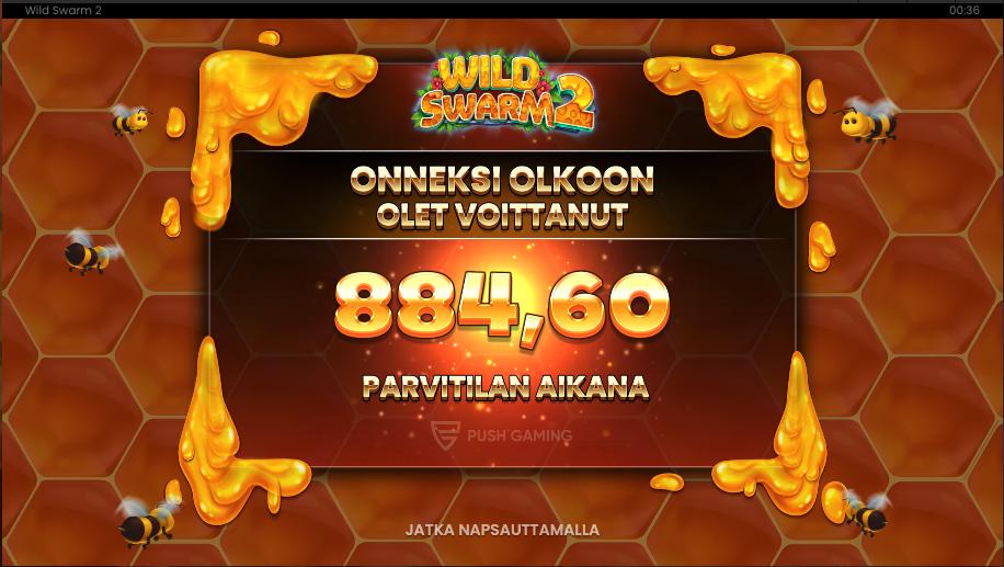 wild swarm 2 – Unibet (884.60 eur / 0.5 bet) | migel