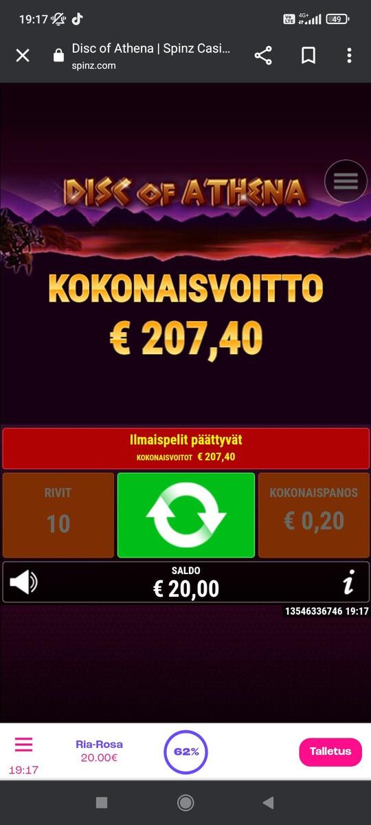 Disc Of Athena slot machine online casino gambling big win