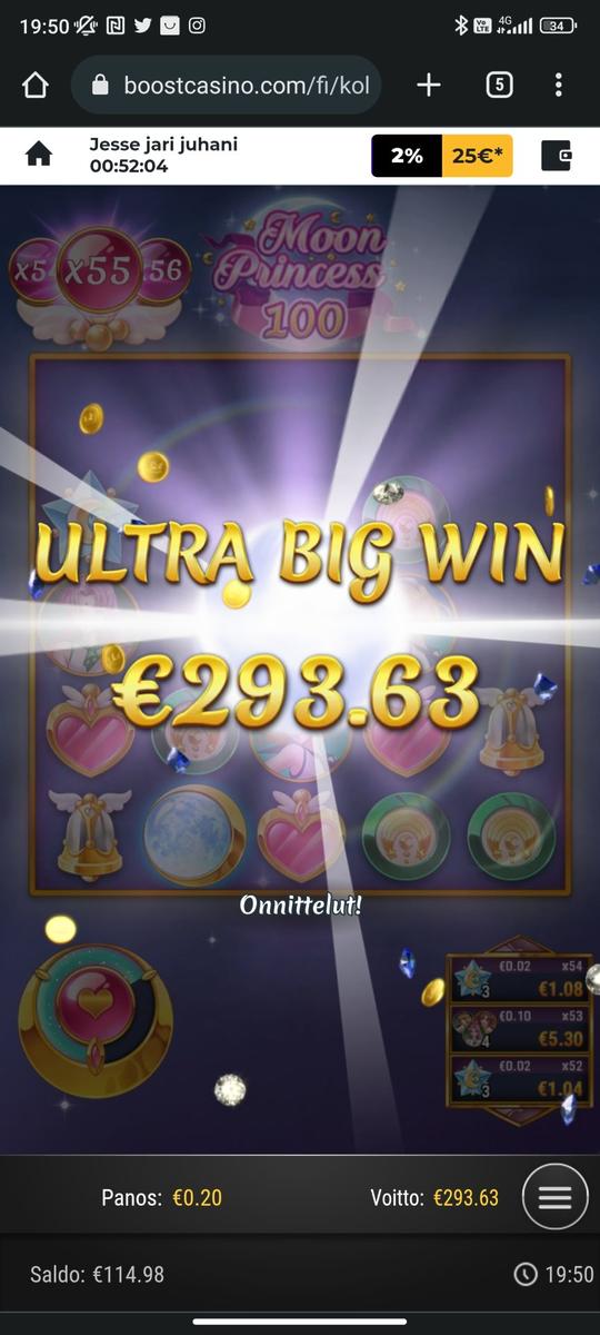 Moon Princess 100 slot machine online casino gambling big win