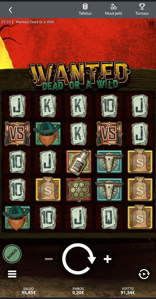 Wanted Dead Or A Wild slot machine online casino gambling big win