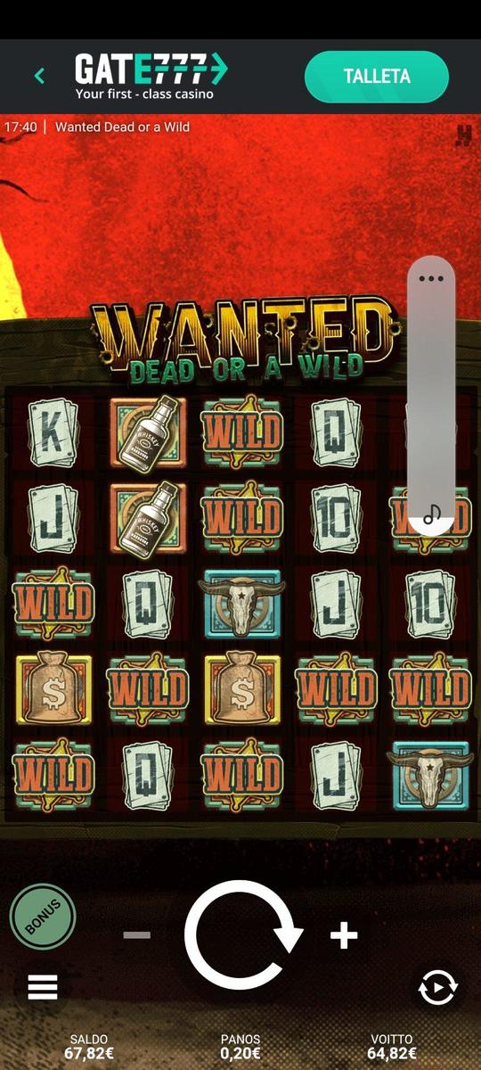 Wanted Dead Or A Wild slot machine online casino gambling big win