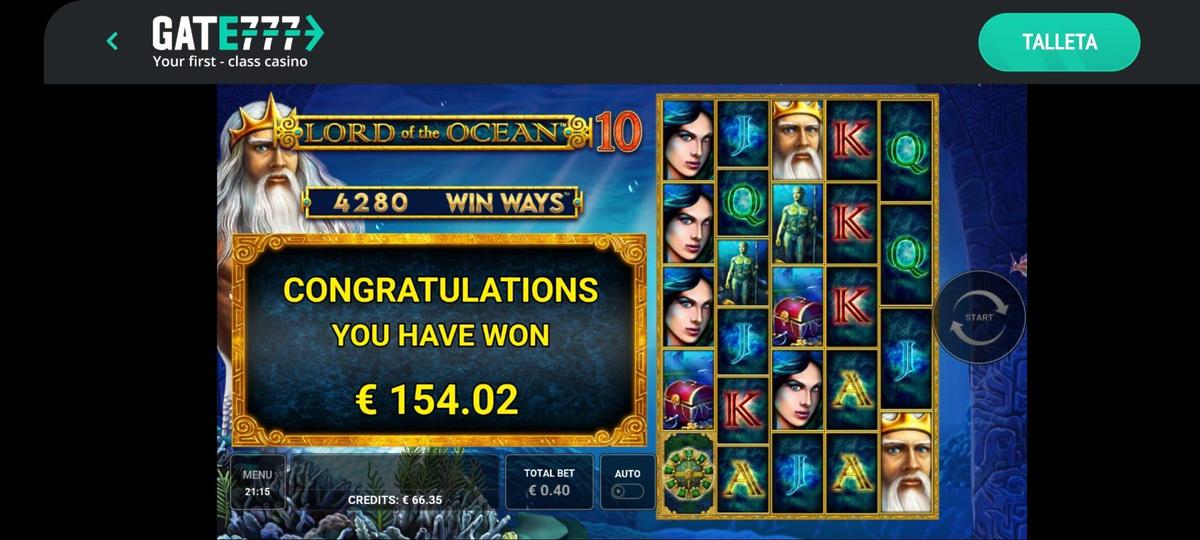 Lord Of The Ocean 10 slot machine online casino gambling big win