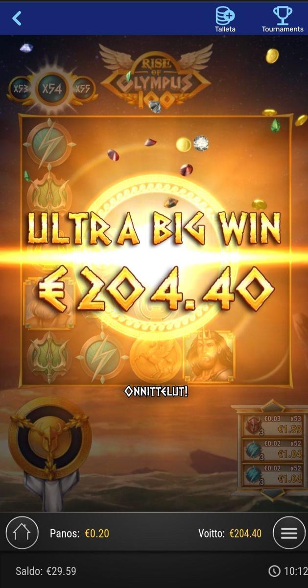 Rise Of Olympus 100 slot machine online casino gambling big win