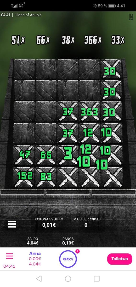 Hand Of Anubis slot machine online casino gambling big win