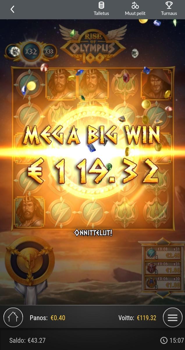 Rise Of Olympus 100 slot machine online casino gambling big win
