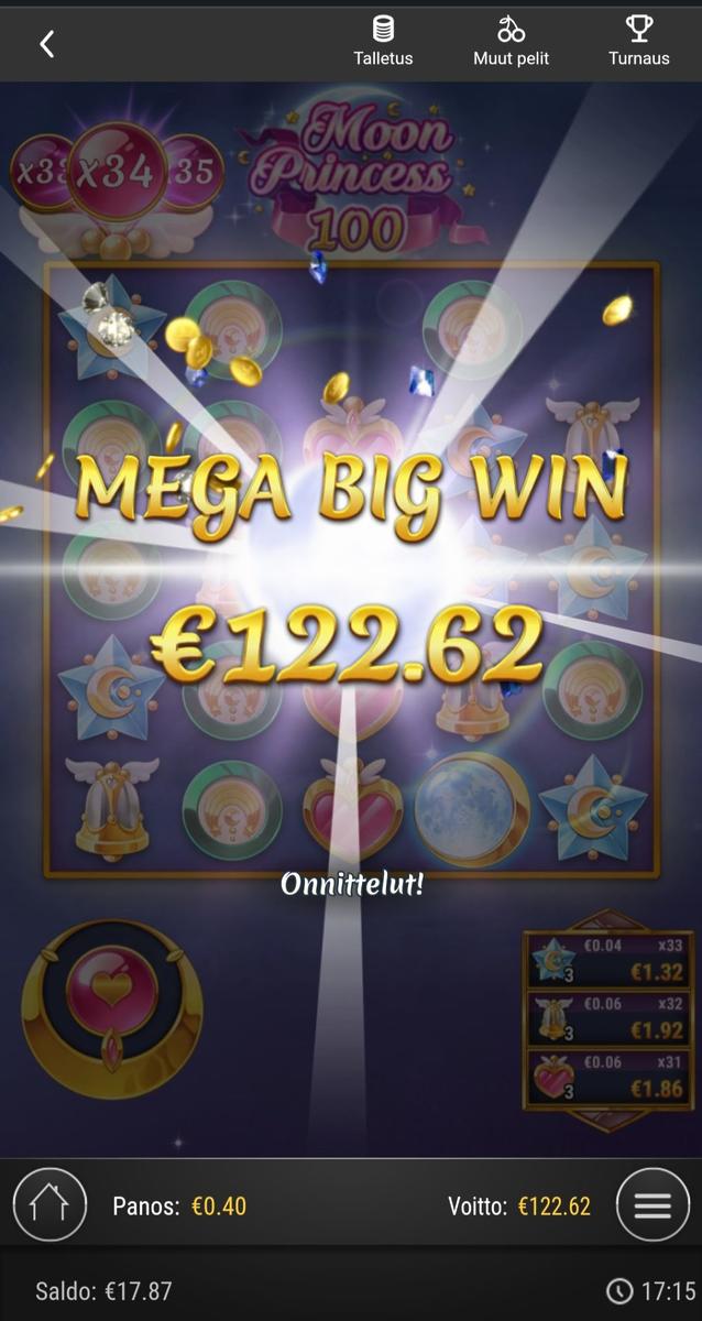 Moon Princess 100 slot machine online casino gambling big win