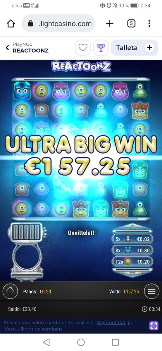 Reactoonz slot machine online casino gambling big win