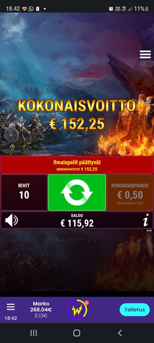 Nordic Fire slot machine online casino gambling big win