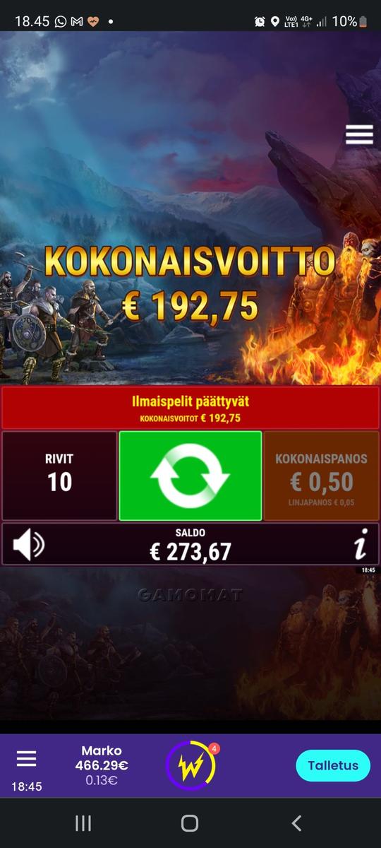 Nordic Fire slot machine online casino gambling big win