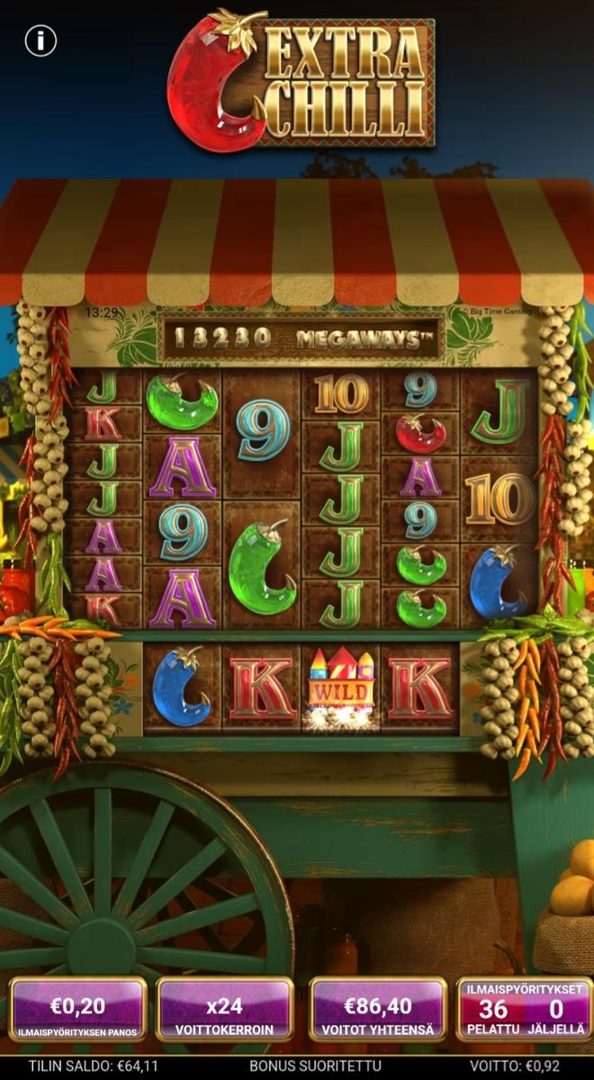 Extra Chilli slot machine online casino gambling big win