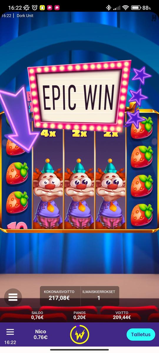 Dork Unit slot machine online casino gambling big win