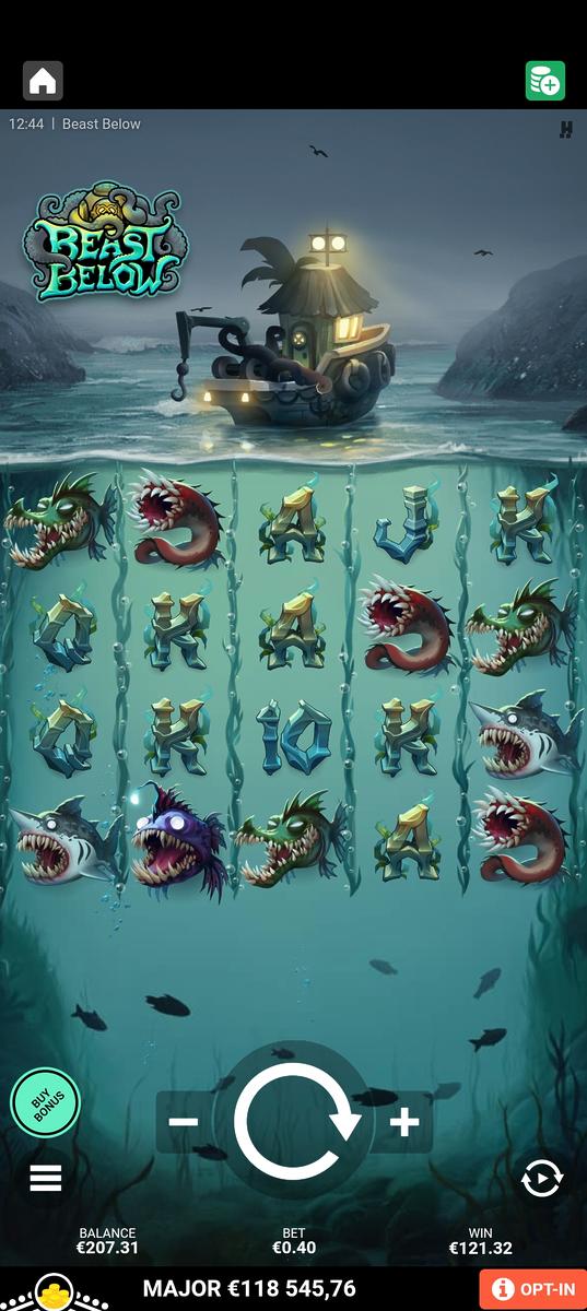 Beast Below – LeoVegas (121.32 eur / 0.4 bet) | SavonErkki