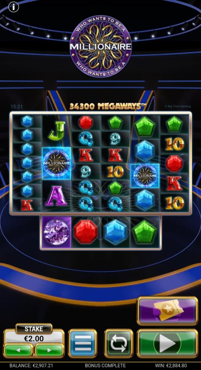 Who wants to be a Millionaire - UltraCasino (2884.80 eur / 2.00 bet) | juugeli1