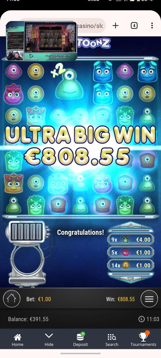Reactoonz – Betsson (808.55 eur / 1 bet) | Akido_1