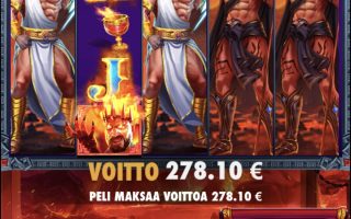 Zeus vs Hades – Spinz (278 eur / 0.10 insats) | Hakki87
