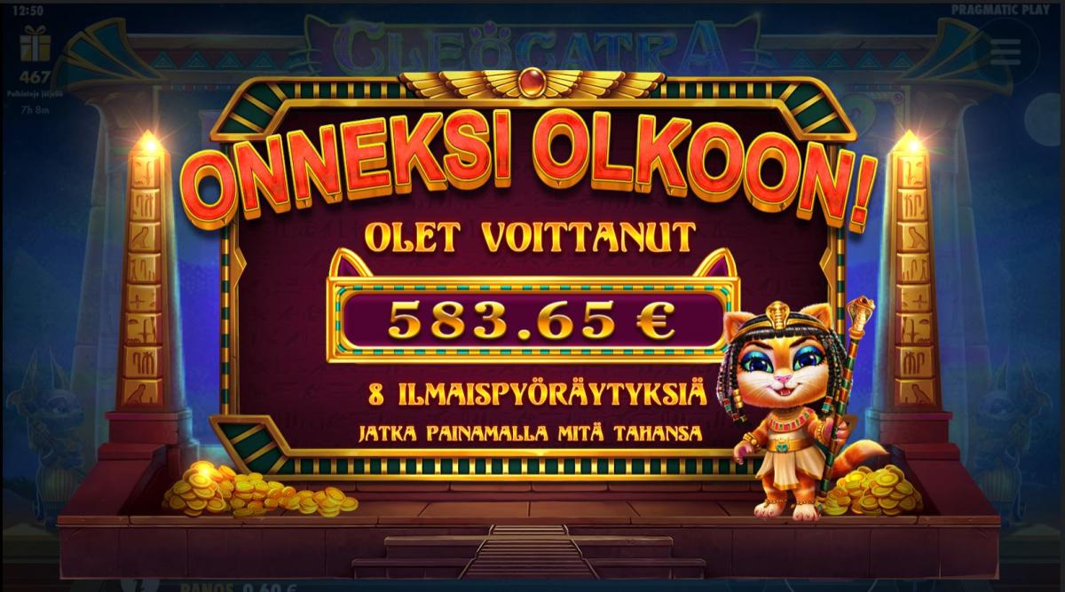 Cleocatra – Top Kasino (583.65 eur / 0.6 bet) | LexKing