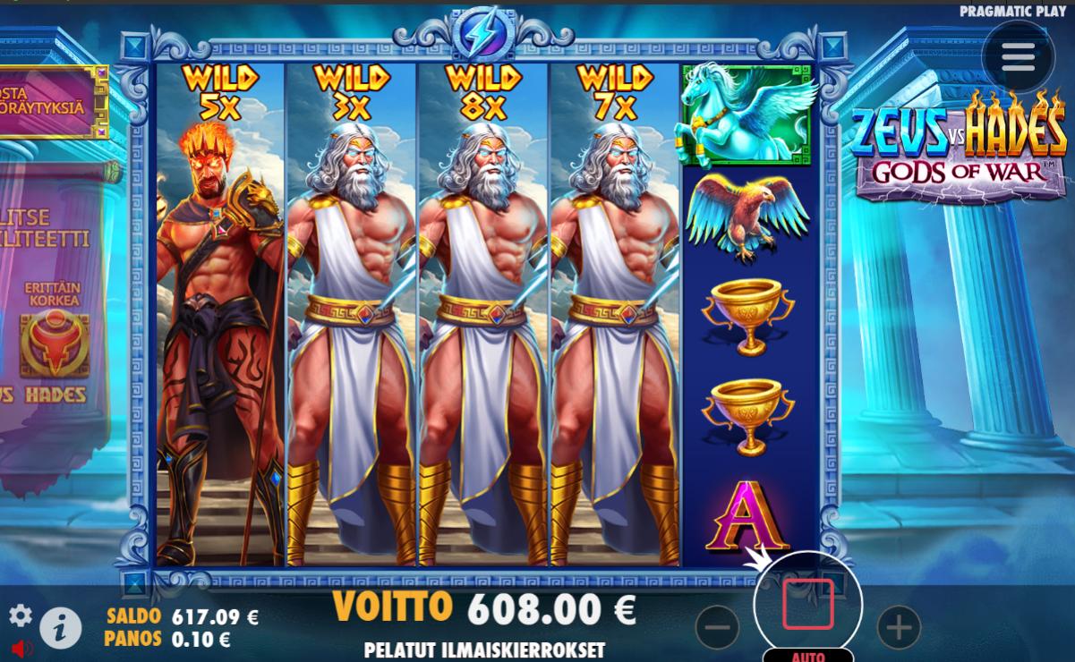 Zeus vs Hades – Lataamo (608 eur / 0.1 bet) | KermanenLohi