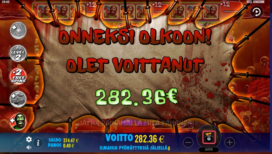 Big Bass Halloween 2 – Unibet (282.36 eur / 0.4 bet) | Kapteni85