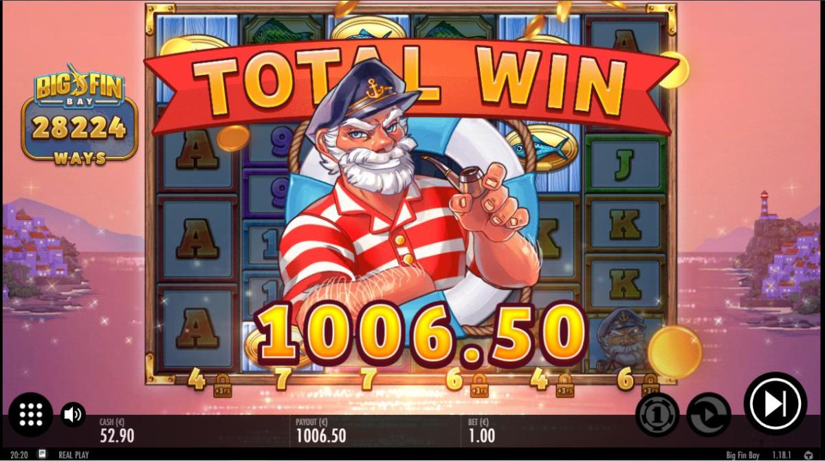Big Fin Bay – Simple Casino (1006.5 eur / 1 bet) | Kapteni85