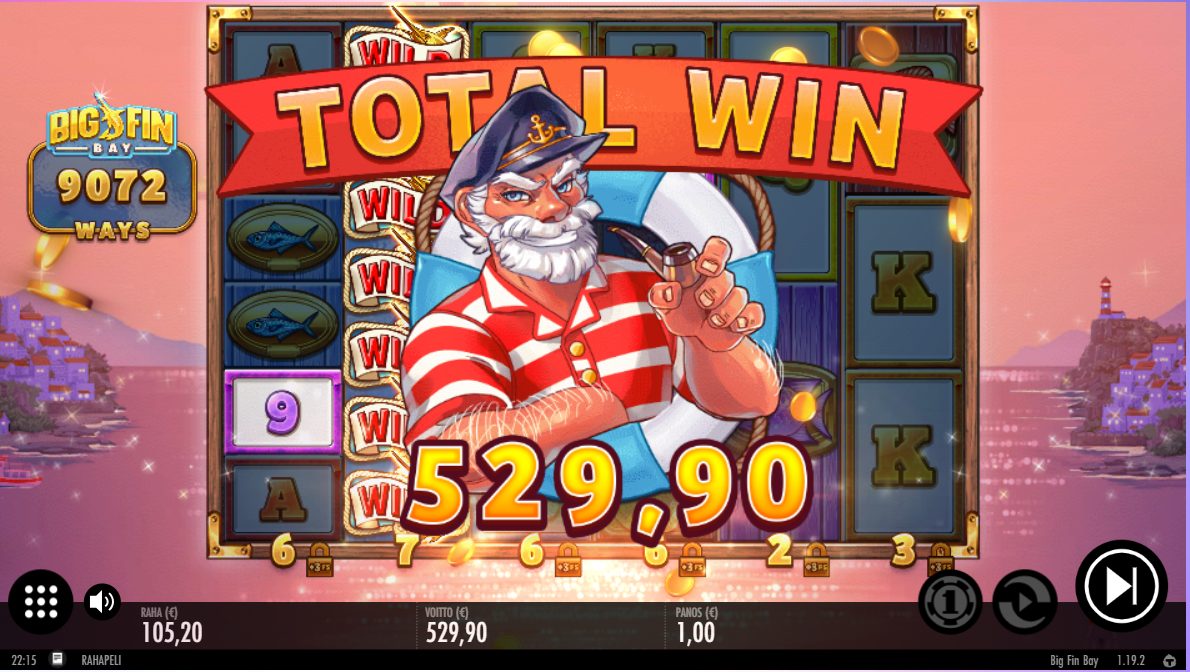 Big Fin Bay – Spinz (529.90 eur / 1 bet) | Kapteni85