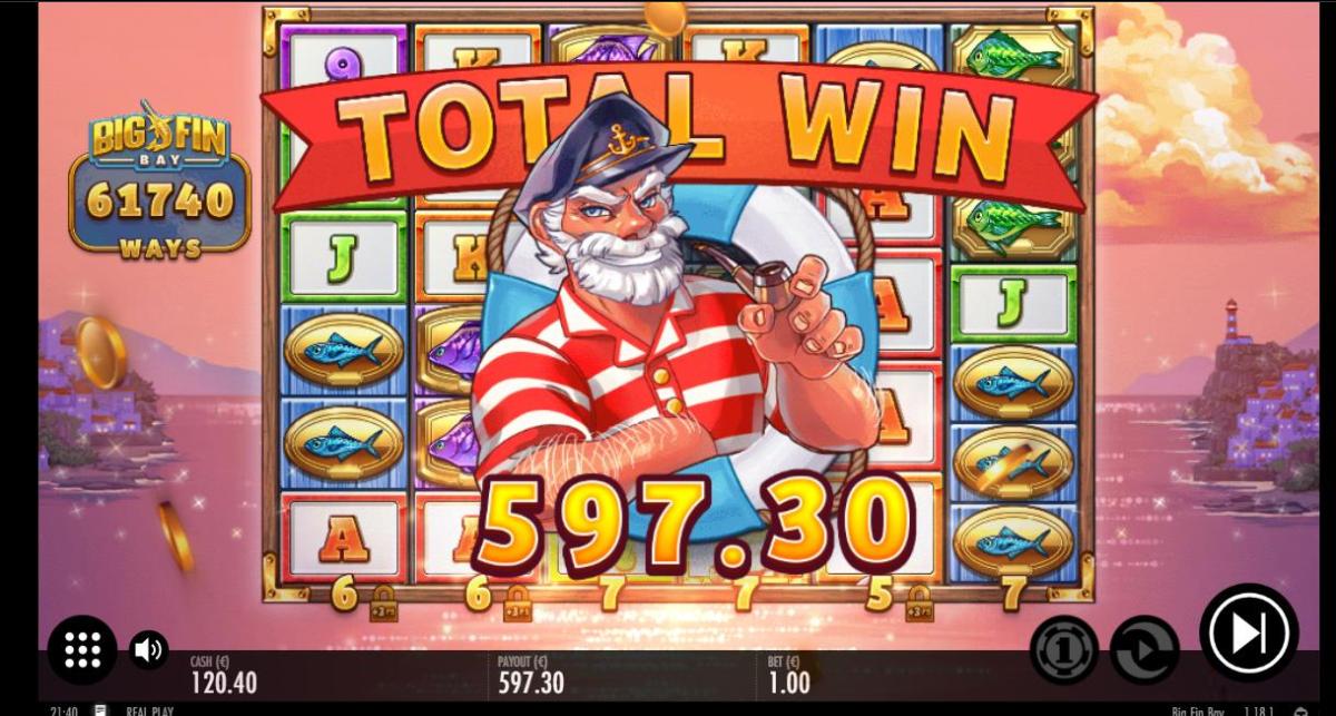 Big Fin Bay – Simple Casino (597.3 eur / 1 bet) | Kapteni85