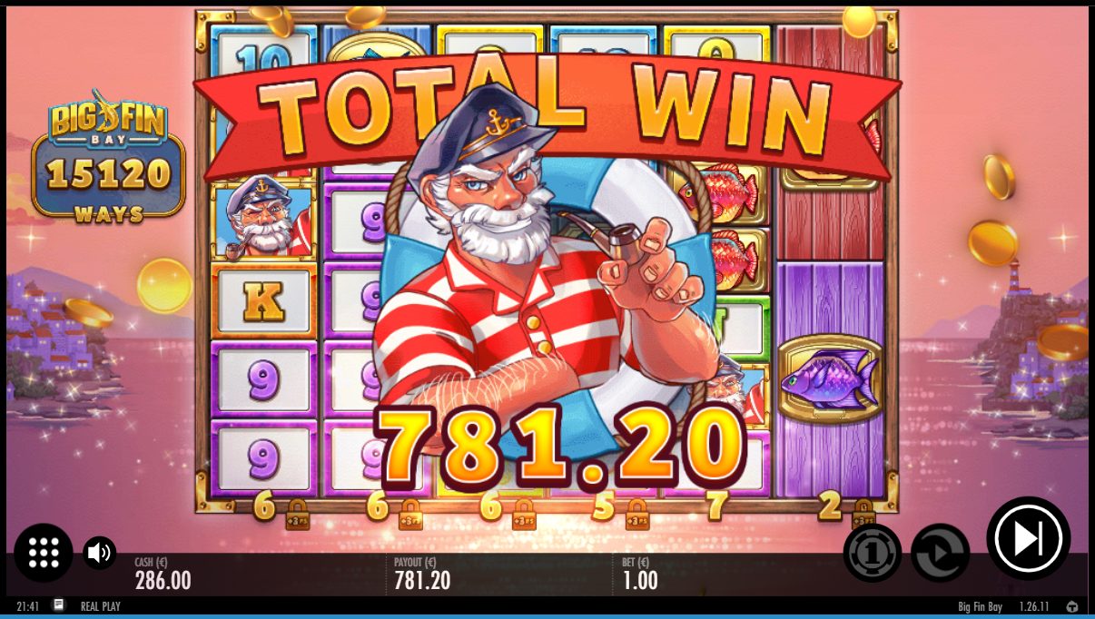 Big Fin Bay – SuperNopea (781.2 eur / 1 bet) | Kapteni85