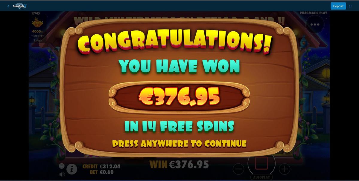 The Dog House slot machine online casino gambling big win