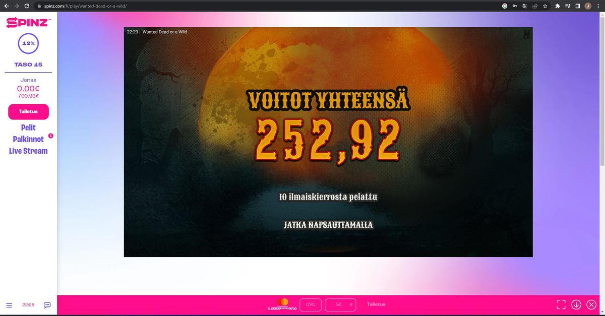 Wanted Dead Or A Wild slot machine online casino gambling big win
